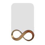 مگنت یخچالی چوبی طرح بینهایت